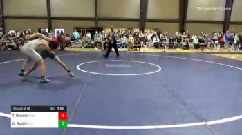 125 lbs Prelims - Toby Russell, Roundtree Wrestling Academy vs David Rudd, Harrison Top Dog Wrestling Club