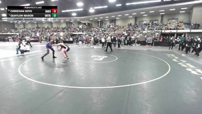 175 lbs Champ. Round 1 - Quaylon Mason, Fort Worth Chisholm Trail vs Christian Soto, El Paso Hanks
