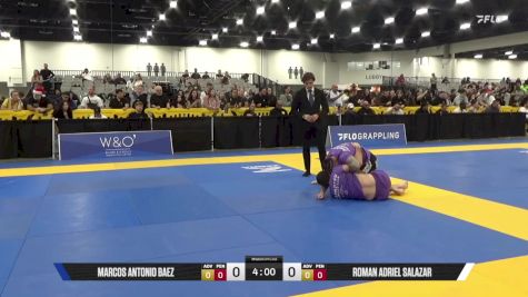 Roman Adriel Salazar vs Marcos Antonio Baez 2025 World IBJJF Jiu-Jitsu No-Gi Championship