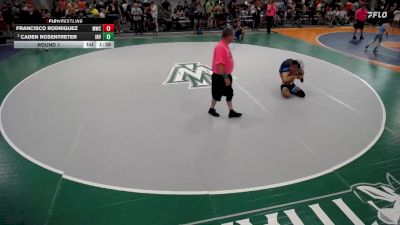 104-110 lbs Round 1 - Caden Rosentreter, Invictus vs Francisco Rodriguez, Munster Wrestling Club
