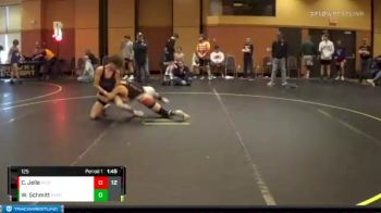 125 lbs Round 3 (4 Team) - Christian Jelle, The Misfits vs Will Schmitt, Overtime Wrestling