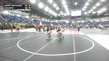 78 lbs 2nd Place - Kendric Trout-Palomo, Westen Nebraska Elite vs Liam Austin, Dakota Rattlers WC