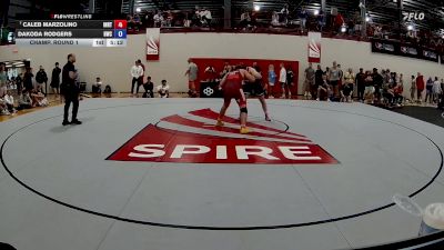 97 kg Champ. Round 1 - Caleb Marzolino, Indiana RTC vs Dakoda Rodgers, Hilltopper Wrestling Club