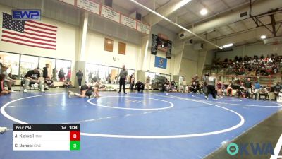 80 lbs Semifinal - Jonathan Kidwell, Raw Wrestling Club vs Cole Jones, Honey Badgers Wrestling Club