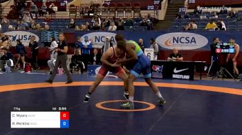 77 kg Prelims - Connor Myers, Army WCAP vs RaVaughn Perkins, New York Athletic Club