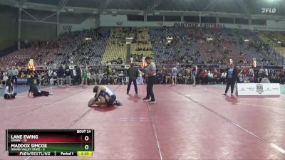 157 lbs Semis & 3rd Wb (16 Team) - Maddox Simcoe, Grand Valley State vs Lane Ewing, UMary