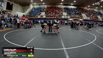 132 lbs Cons. Round 3 - Chase Erdman, John Carroll vs Kasen Millard, Mount Saint Joseph