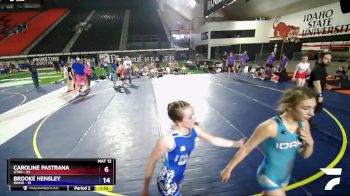 110 lbs Placement Matches (16 Team) - Abbey West, Utah vs Kinzie Williams, Idaho