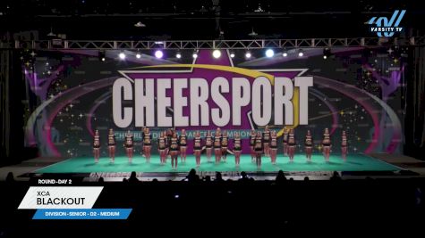XCA - Blackout [2024 L4.2 Senior - D2 - Medium Day 2] 2024 CHEERSPORT National All Star Cheerleading Championship