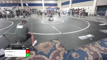 150 lbs Round Of 16 - Ayden O'Brien, Cvbjj vs Dimetry Molina, Rough House WC