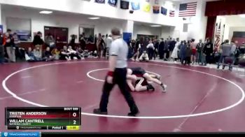 170 lbs Cons. Round 2 - Tristen Anderson, Riverton vs Willam Cantrell, Natrona County