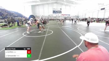 190 lbs Quarterfinal - Jeremy Griffith, Independant vs Jahron Schwander, Takedown Industries