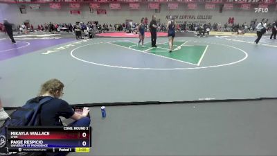 138 A Cons. Round 2 - Mikayla Wallace, Lyon vs Paige Respicio, University Of Providence