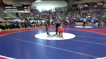 6A 115 lbs Cons. Round 1 - Allison Stanley, Jonesboro High School vs Serenity Platt, CABOT HIGH SCHOOL