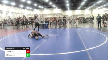 62 lbs Consi Of 8 #2 - Leo Clark, Stout Wr Acd vs Diego Cortez, Coalinga Roughnecks