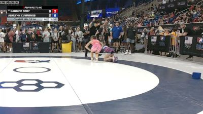 125 lbs Champ. Rd Of 64 - Kandice Spry, Ohio vs Ashlynn Cummings, Connecticut