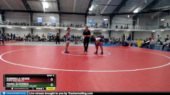 155 lbs Quarterfinal - Gabriella Segre, North Iowa Area CC vs Maria Elizondo, Iowa Central Community College
