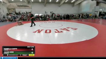 125 lbs Cons. Semi - Isabella Ciotti, Arvada vs Naomi Kidd, Doherty