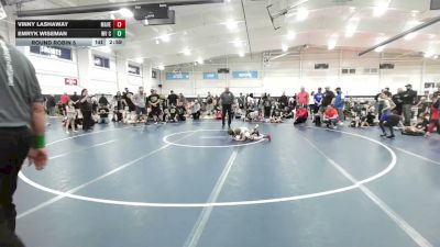 58 lbs Round Robin 5 - Vinny Lashaway, Maverick Elite - YTH vs Emryk Wiseman, WV Cryptids - YTH