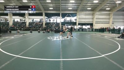 124 lbs Semifinal - Annesley Day, Tiffin University vs Aspen Blasko, Grand Valley State