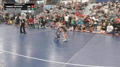 48.2-54.8 lbs 1st Place Match - Wrenley Reynolds, 208 Badgers Wrestling Club vs Remington Ovard, Evanston Elite Wrestling Club