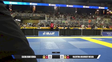 Valentina Didjurgeit Meliga vs Calina Nami Honda 2025 Pan Kids Jiu-Jitsu IBJJF Championship