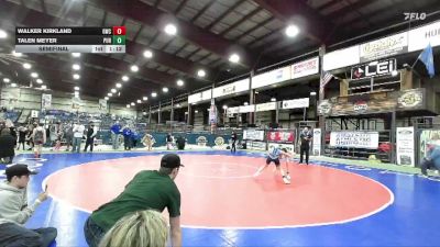 90 lbs Semifinal - Talen Meyer, Pursuit vs Walker Kirkland, Glasgow Wrestling Club