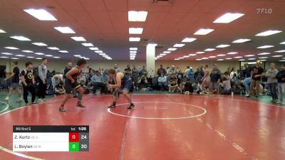 220 lbs Rr Rnd 5 - Zach Kurtz, Steller Trained Hutt Clan HS vs Luke Boylan, Mat Factory HS