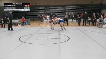 152 lbs 1st Place Match - Elena Carter, Courtland vs Hayden Mayo, King`s Fork