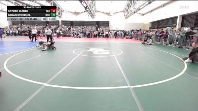 108-H lbs Round Of 16 - Cayden Wadle, Yale Street vs Logan Stoeckel, South Plainfield
