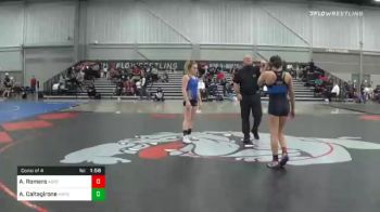 118 lbs Consolation - Alazaye Romero, Ascend Wrestling Academy vs Alissa Caltagirone, Mayo Quanchi Judo And Wrestling Club