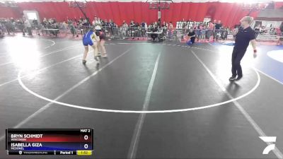 EX140-152 lbs Round 3 - Bryn Schmidt, Wisconsin vs Isabella Giza, McDonel