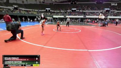 National 3-5 60 Quarterfinal - Dylan Fridley, Powhatan Youth Wrestling Club vs Cameron Boothe, Poquoson Athletic Association