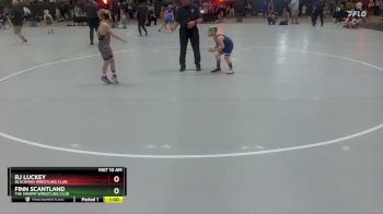 85 lbs Quarterfinal - Finn Scantland, The Swarm Wrestling Club vs Rj Luckey, Blackman Wrestling Club