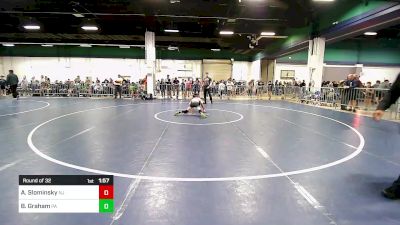 80 lbs Round Of 32 - Aj Slominsky, NJ vs Bennett Graham, PA