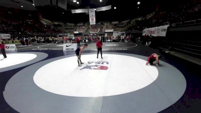 74 lbs Cons. Rd Of 16 - Matthew Reed, Top Dog Wrestling Club vs Christopher Garza