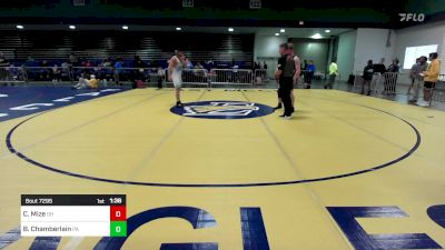 175 lbs Consi Of 16 #1 - Carson Mize, OH vs Brian Chamberlain, PA