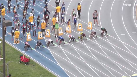 Youth Girls' 100m, Finals 1 - Age 10