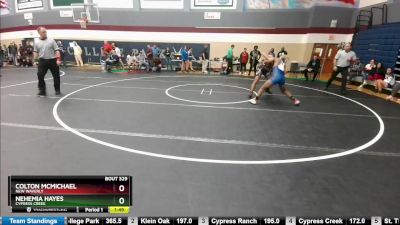 157 lbs Semifinal - Colton McMichael, New Waverly vs Nehemia Hayes, Cypress Creek