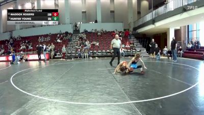 75 lbs Quarterfinal - Hunter Young, Guerrilla Wrestling (GWA) vs Maddox Rogers, Cavalier Wrestling Club