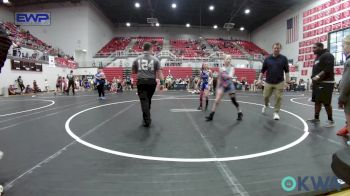 80-85 lbs Rr Rnd 1 - Layla Achziger, Choctaw Ironman Youth Wrestling vs Paisleigh Carpenter, Midwest City Bombers Youth Wrestling Club