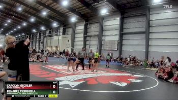 122 lbs Final - Carolyn Geckler, Black Mambas vs Kenadee McDowell, Missouri Battle Gear Purple