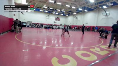 125 lbs Cons. Round 3 - Nicole Mejia, Troy vs Baileigh Williams, Centennial (NV)