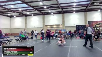 101-105 lbs Round 3 - Kaydee Jackson, Rockmart Takedown Club vs Bentley Burke, Garage Grapplers