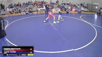 92 lbs Cons. Semi - Hudson Braccialini, Newberg Mat Club vs Justin Tucker, COWA