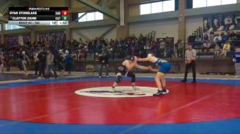 165 lbs Quarterfinal - Ryan Stonelake, Sheridan vs Clayton Zahm, Cheyenne East
