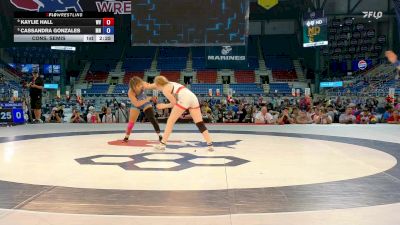 155 lbs Cons. Semis - Kaylie Hall, WV vs Cassandra Gonzales, MN