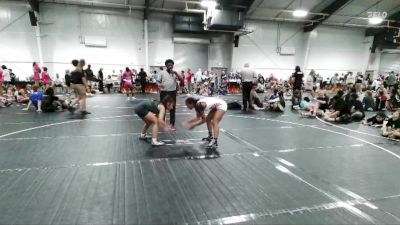 100 lbs Round 1 (4 Team) - Laura Ayala, Level Up Wrestling Center vs Carson Robertson, R&R Ladies Purple