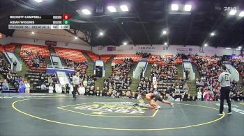 165 lbs Semifinals (8 Team) - Beckett Campbell, Hudson vs Aidan Wiggins, Decatur