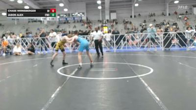132 lbs Rr Rnd 2 - Chase Wirnsberger, Buffalo Valley Black - HSB vs Jason Alex, Faith & Fellowship Wrestling Club - HSB
